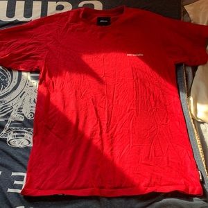among equals anti socialite oversized red tshirt